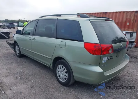 2006 Toyota Sienna Ce из США, поврежденный, VIN 5TDZA23C86S487556